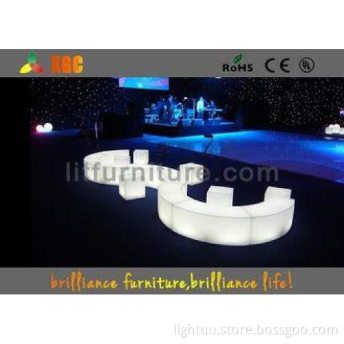 event party wedding led contemporary table and chairs L120*